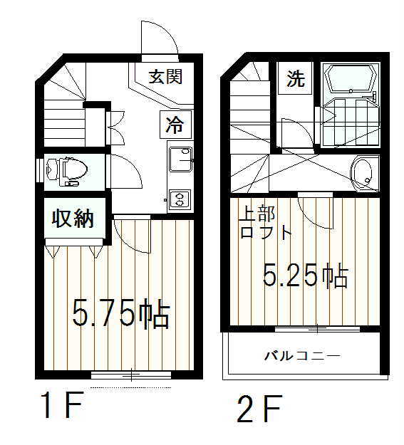 物件間取り