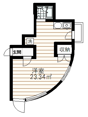 物件間取り