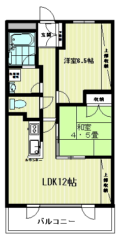 物件間取り